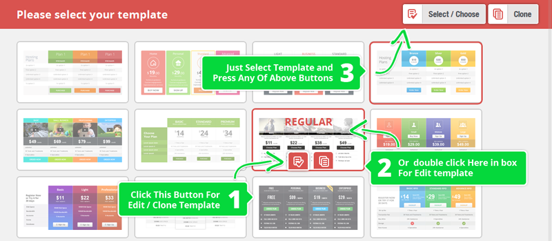 ARPrice Edit/Clone Template